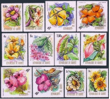 Guinea 663-671, C127-C129, MNH. Michel 688-699. Flowers 1974. - Guinea (1958-...)