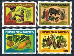 Papua New Guinea 562-565, MNH. Mi 435-438. Nutrition 1982. Mother-child. Food. - Guinée (1958-...)