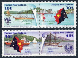 Papua New Guinea 608-609 Ab Pairs, MNH. Michel 483-486. Proclamation-100, 1984. - República De Guinea (1958-...)