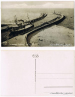 Postcard Kolberg Kołobrzeg Hafenausfahrt Mit Dampfer 1930  - Pommern