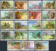 Papua New Guinea 369-388, MNH. Michel 244-261. Wood Carver, Wig Makers, Volcano, - República De Guinea (1958-...)