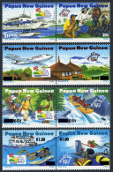 Papua New Guinea 852-859, MNH. Tourism 1995. Cruising,Handicrafts,Rafting,Diver, - Guinée (1958-...)