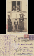 Ansichtskarte  Souvenir D'Alsace 1928 - Grupo De Niños Y Familias