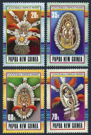 Papua New Guinea 735-738, MNH. Michel 616-619. Gogodala Dance Masks, 1990. - Guinee (1958-...)