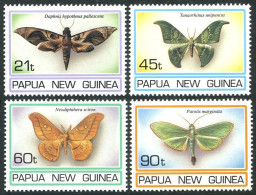 Papua New Guinea 846-849, MNH. Michel 729-732. Moths 1994. - Guinée (1958-...)