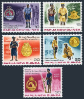 Papua New Guinea 486-490, MNH. Michel 355-359. New Constabulary, Badge, 1978. - Guinee (1958-...)