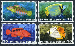 Papua New Guinea 442-445, MNH. Michel 315-318. Tropical Fish 1976. - Guinée (1958-...)