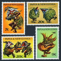 Papua New Guinea 336-339, MNH. Michel 211-214. Masked Dancers 1971. - República De Guinea (1958-...)