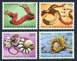Papua New Guinea 499-502, MNH. Mil 368-371. Traditional Currency, 1979. Shell - República De Guinea (1958-...)