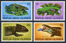 Papua New Guinea 478-481, MNH. Michel 337-340. Lizards 1978. Skinks. - República De Guinea (1958-...)