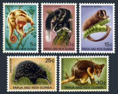 Papua New Guinea 323-327, MNH. Mi 197-201. Fauna 1971. Cuscus, Possums, Kangaroo - República De Guinea (1958-...)