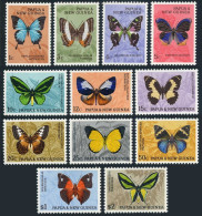 Papua New Guinea 209-220, MNH. Mi 83-94. Butterflies 1966. Blue Emperor, Terinos - Guinee (1958-...)
