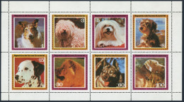 Eq Guinea Michel 1427-1434 Size 179x99,MNH. Dogs 1978. - República De Guinea (1958-...)