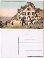 Schwende Säntiswirtshaus Und Meteorologische Satation (2504 M) 1918  - Autres & Non Classés