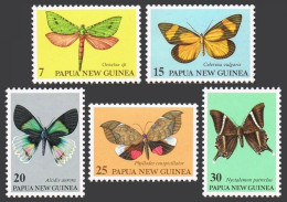 Papua New Guinea 503-507, MNH. Michel 372-376. Butterflies 1979. - Guinée (1958-...)
