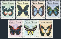 Guinea Bissau 604-610, MNH. Michel 811-817. Butterflies 1984. - Guinea (1958-...)