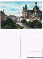 Ansichtskarte Mannheim Schillerplatz Mit Jesuitenkirche 1914  - Mannheim