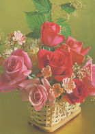 FLORES Vintage Tarjeta Postal CPSM #PAS603.ES - Flowers