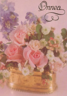 FLORES Vintage Tarjeta Postal CPSM #PAR999.ES - Flowers