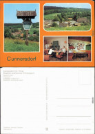 Cunnersdorf Pirna Naturlehrpfad, Teilansicht, Gaststätte  "Deutsches Haus 1982 - Pirna