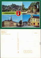 Bad Lobenstein Blick Zum Alten Turm, Parkpavillon, Markt  Fußgängerzone 1987 - Other & Unclassified