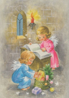 ÁNGEL NAVIDAD Vintage Tarjeta Postal CPSM #PAH972.ES - Angels