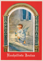 ÁNGEL NAVIDAD Vintage Tarjeta Postal CPSM #PAJ357.ES - Angels