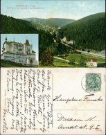 Ansichtskarte Bärenfels (Erzgebirge)-Altenberg Stadt Und Hotel Kaiserhof 1905 - Altenberg