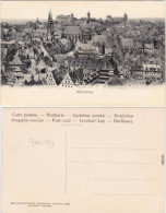 Ansichtskarte  Nürnberg Blick über Die Dächer Der Stadt 1905 - Nürnberg
