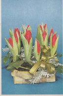 FLOWERS Vintage Ansichtskarte Postkarte CPA #PKE584.DE - Flowers