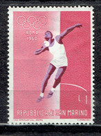 Jeux Olympiques De Rome : Lancement Du Poids - Unused Stamps