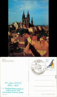 Meißen Burgberg Mit Abendsonne, Blick Vom Turm Der Afra-Kirche 1978 - Meissen