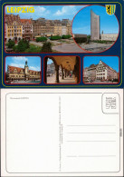 Ansichtskarte Leipzig Sachsenplatz, Universitätshochhaus, Rathaus 1995 - Leipzig