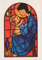 Jungfrau Maria Madonna Jesuskind Religion Vintage Ansichtskarte Postkarte CPSM #PBQ152.DE - Jungfräuliche Marie Und Madona