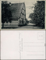 Ansichtskarte Lühe Altländer Bauernhaus - Straßenpartie 1934 - Other & Unclassified