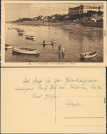 Ansichtskarte Arcachon Arcaishon Strand Mit Booten 1924 - Other & Unclassified