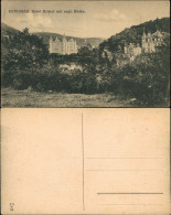 Postcard Karlsbad Karlovy Vary Hotel Bristol Mit Engl. Kirche. 1918 - Tchéquie