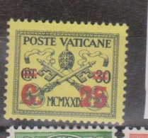 Vatican N° 39 Avec Charnières - Ongebruikt