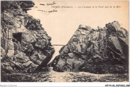 AFFP1-29-0050 - PRIMEL - La Crevasse Et Le Pont Vus De La Mer  - Primel