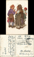 Schwarzwald Künstlerkarte - Kinder Schwarzwald 
Typen 1915  Feldpoststempel - Autres & Non Classés