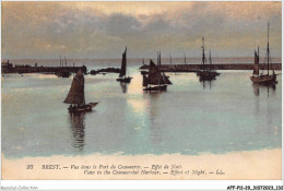 AFFP11-29-0958 - BREST - Vue Dans Le Port De Commerce - Effet De Nuit  - Brest