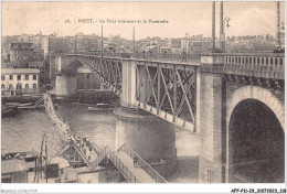 AFFP11-29-0951 - BREST - Le Pont Tournant Et La Passerelle  - Brest