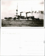 Kreuzer (Kriegsschiffe) - S.M.S. Heimdall In Voller Fahrt 1938 Privatfoto - Guerre