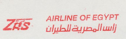 Meter Top Cut Netherlands 1984 ZAS - Airline Of Egypt - Avions