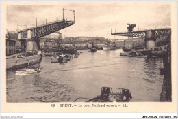 AFFP10-29-0807 - BREST - Le Pont National Ouvert  - Brest