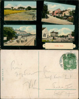 Postcard Groß Wossek Velký Osek Bahnhof, Straßen B. Kolin 1909 - Tchéquie