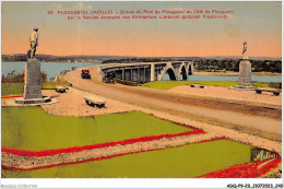 ADQP9-29-0889 - PLOUGASTEL-DAOULAS - Entrée Du Pont De Plougastel Du Côté De Plougastel Par La Société Anonyme - Plougastel-Daoulas