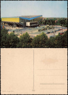 Essen (Ruhr) Gruga-Halle, Davor Tram Straßenbahn-Haltestelle 1960 - Essen