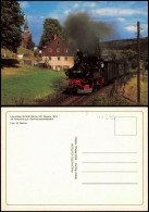 Lokomotive 991608 (Sächs. IVK,  Personenzug In Hammerunterwiesenthal 1990 - Trains