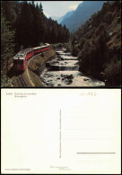 Ansichtskarte  Eisenbahn Schweiz: Zug Brig-Visp-Zermatt Bahn Brunegghorn 1980 - Trains